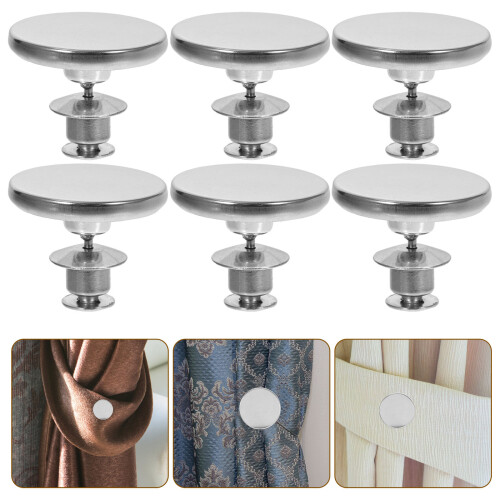 10er Pack Moderne Dekorative Silberne Vorhang Halteclips 1
