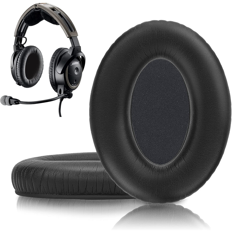 Ear Pads Compatible With Bose Aviation X A20/A10 1 Pair Black 7314280141692