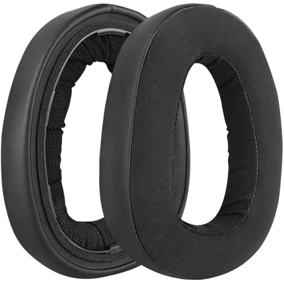 Inf Black Ear Pads Compatible With Sennheiser Gsp 600/500 1 Pair