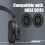 Almohadillas para auriculares Bose QC45 Negro 8