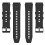 Correa de reloj universal compatible - 22 mm Black 5