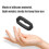 Ögla för 20 mm breda klockarmband 10-pack Black 4