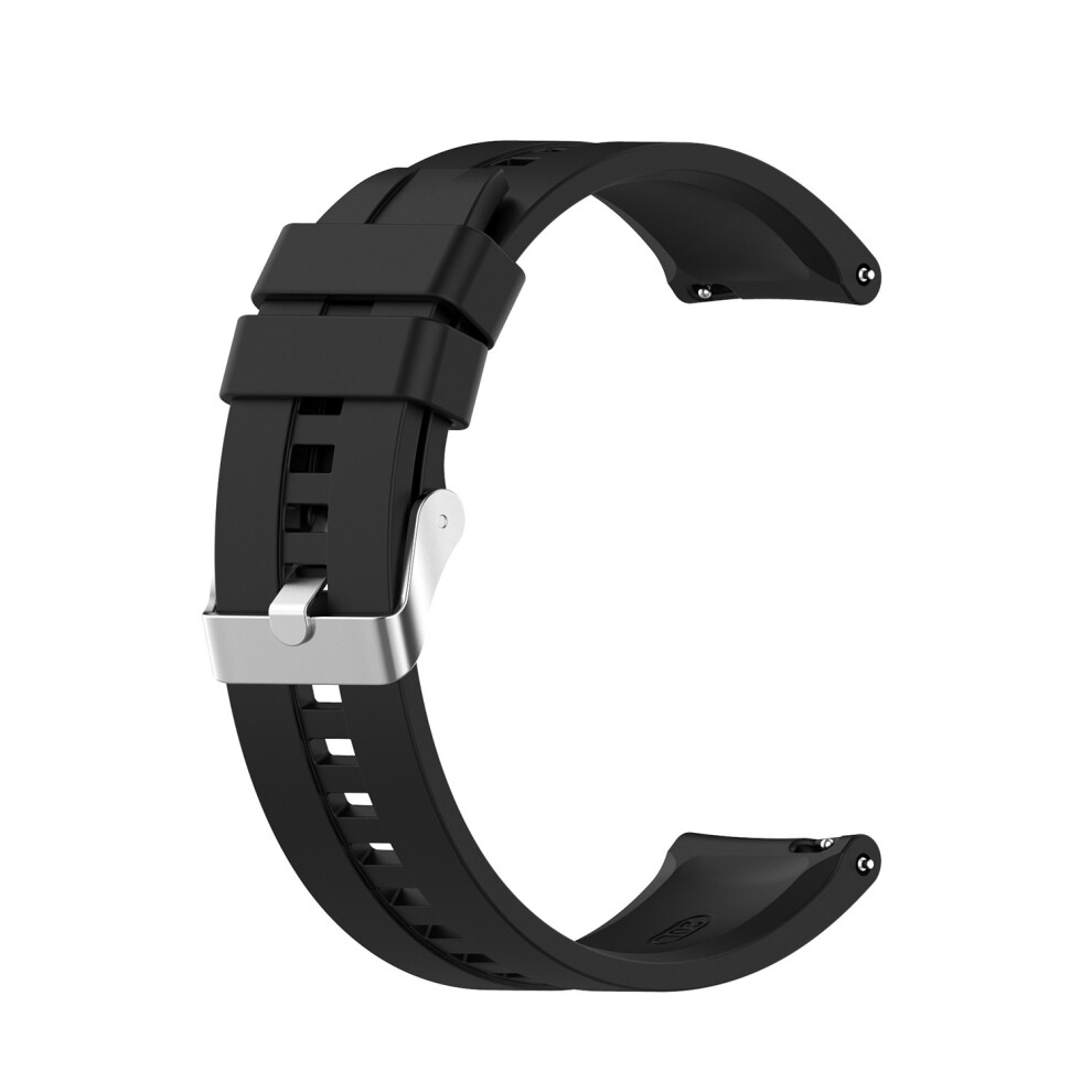 Silicone Armband 22 Mm Huawei Watch Gt2/Gt3 Black 7314280454006