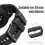 Ögla för 20 mm breda klockarmband 10-pack Black 6