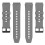 Universell kompatibles Uhrenarmband - 22 mm Grey 5