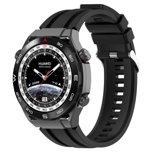 Uhrenarmband 22 mm mit 2 Größen Black 2