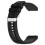 Uhrenarmband 22 mm mit 2 Größen Black 5