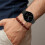 Uhrenarmband Echtes Leder Black 20 mm 6