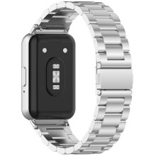 Urrem i rustfrit stål til Samsung Galaxy Fit 3 Silver
