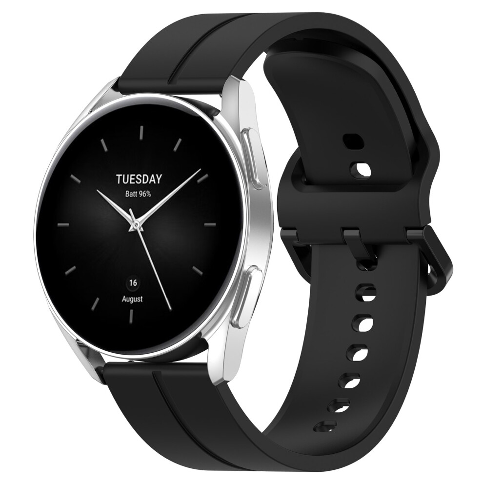 Silicone Replacement Watch Bands For Haylou Watch 22Mm Black 7314280512751