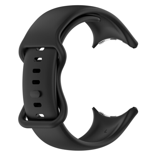 Silicone Watch Strap for Google Pixel Watch 3 Black L 0 1