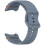 Samsung Watch 7 Wave Pattern Silicone Watch Strap Blue 3