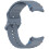 Samsung Watch 7 Wave Pattern Silicone Watch Strap Blue 4