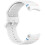Curea de ceas din silicon pentru Samsung Watch 7 White 2