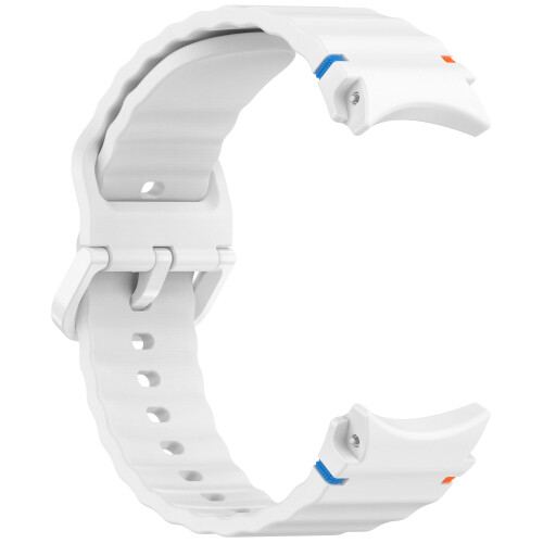 Curea de ceas din silicon pentru Samsung Watch 7 White 1