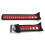 Curea de ceas din silicon pentru Suunto Quest/M1/M2/M4/M5 Black+Red 4