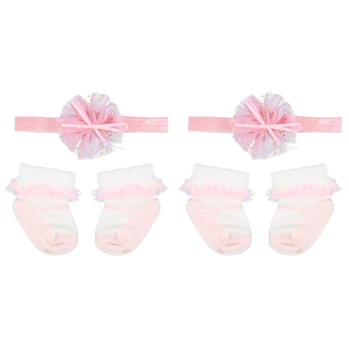 2 Sets En Haarband Set Katoen Pasgeboren Schattig 1
