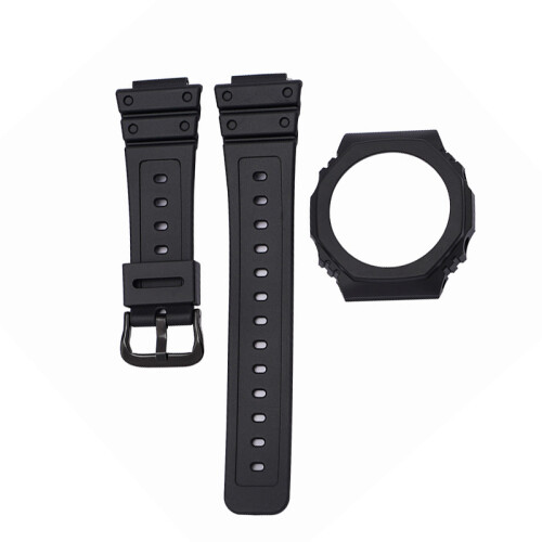 Cinturino in TPU per Casio GA-2100/2110 - Nero