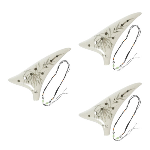 Set Van 3 Draagbare Ocarina’s Met 2