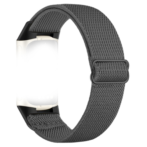 Nylon-Uhrenarmband für Fitbit Charge 5/6 DarkGrey