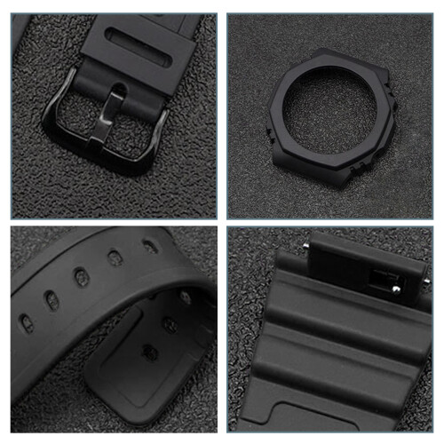 Cinturino in TPU per Casio GA-2100/2110 - Nero 2