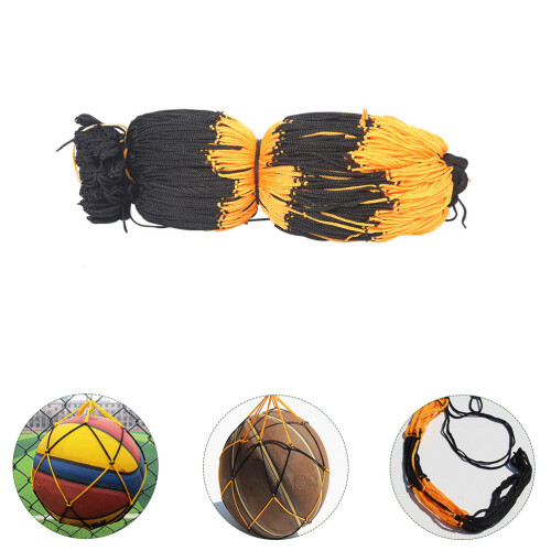 12 Stks Draagbare Voetbalzak Basketbal Mesh Nylon 1
