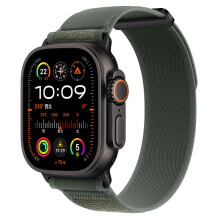 Nylon-Uhrenarmbänder kompatibel mit Apple Watch - Atmungsaktive Sport Loop-Armbänder für iWatch Series 8/7/6/5/4/3/2/1/SE/Ultra Green S