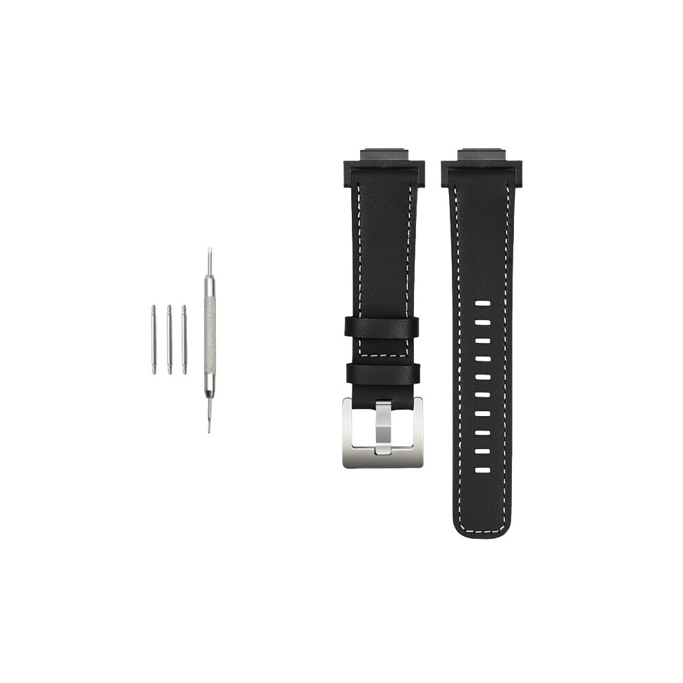 Genuine Leather Watch Strap For Casio G-Shock Dw-5600/Gwb5600/Ga-2100 Black 7314280818884