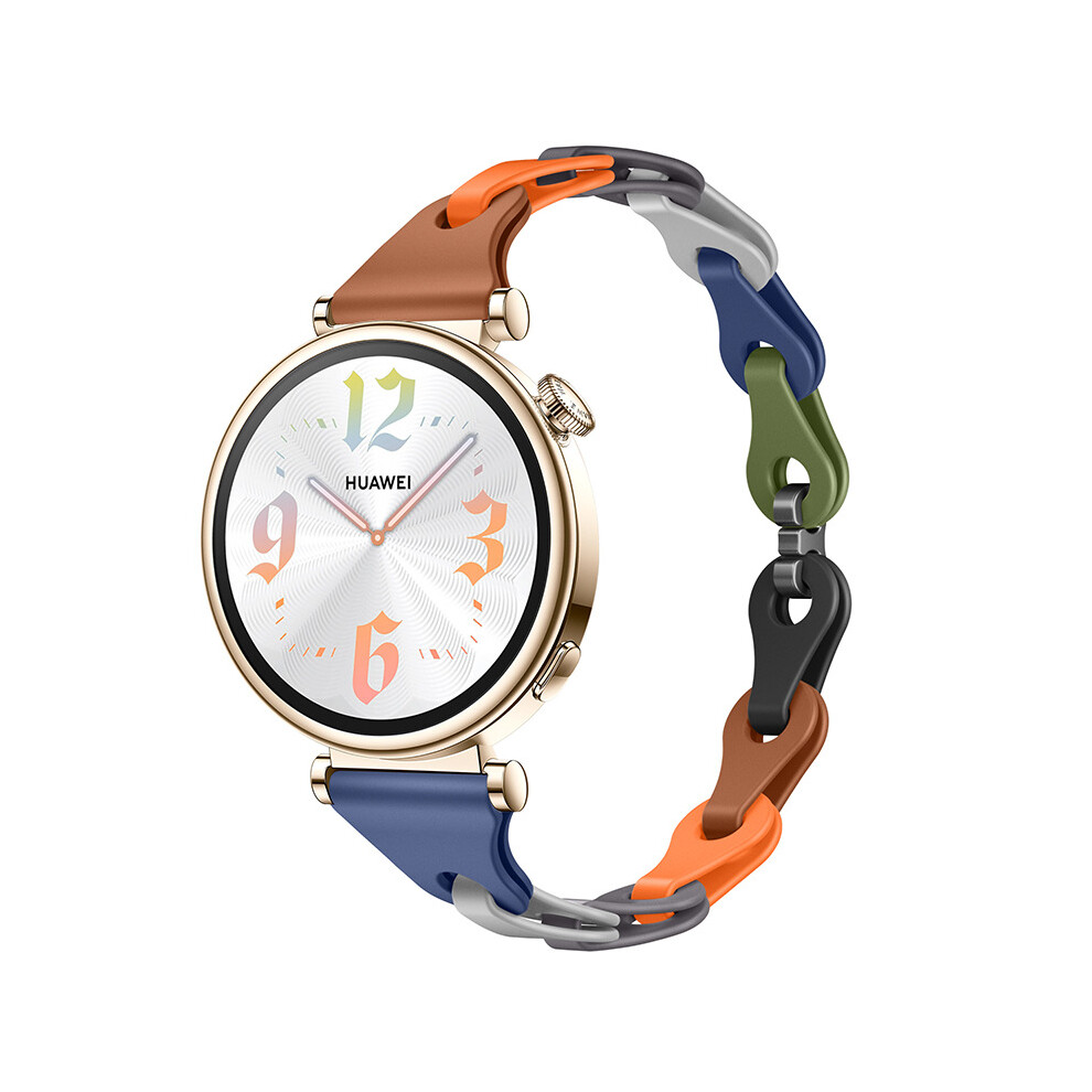 Silicone Watch Strap For Huawei Gt5/4 - 18Mm Multicolor1 7314280807734