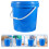 Silicone 5L Blauwe Verfbak Met HDPE Opslagcontainer 6
