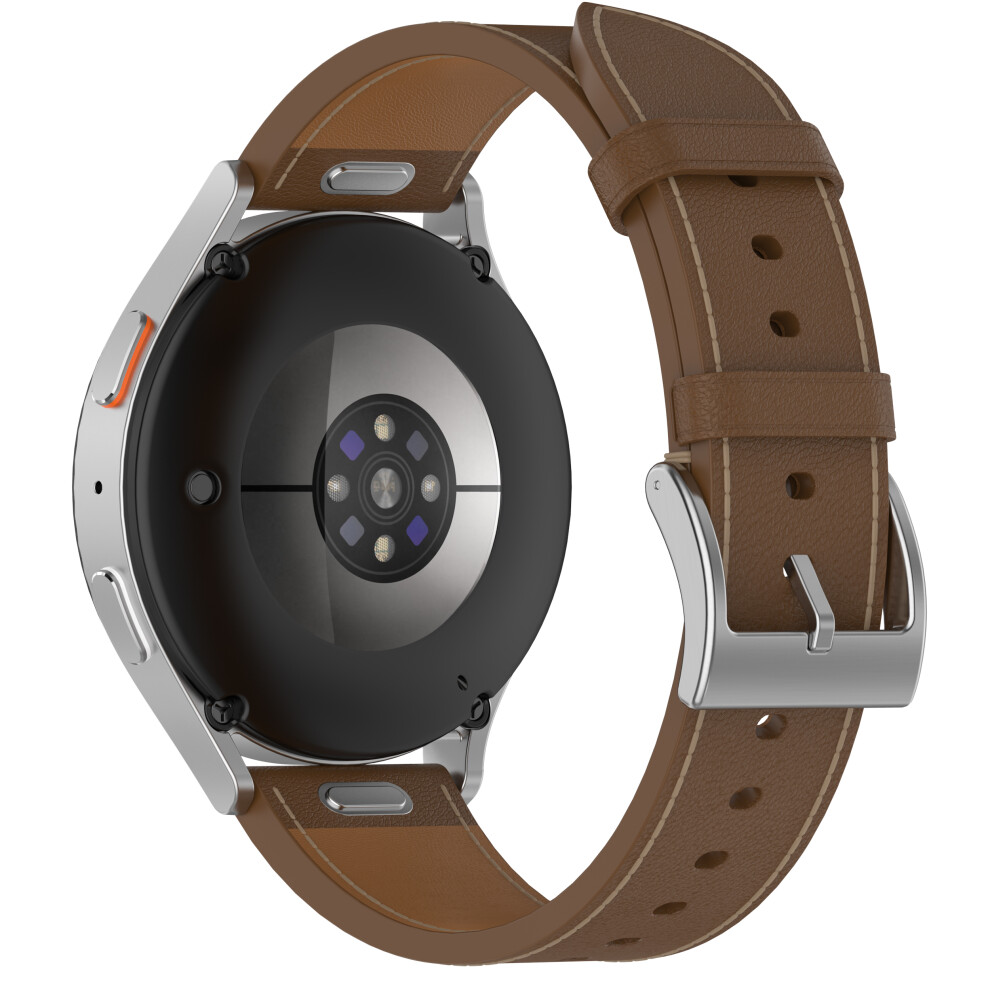 Genuine Leather Watch Strap For Huawei Gt5 18 Mm Brown 7314280831234