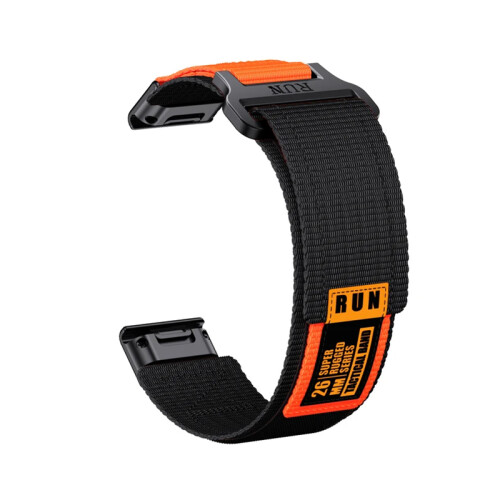 Garmin Fenix 8 Nylon-Webarmband Black 22 mm