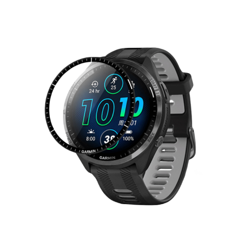 Προστατευτικό Οθόνης από Γυαλί Tempered Glass για Garmin Forerunner 965 – Διαφανές, 3D Curved