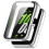 Θήκη PC + Προστατευτικό Οθόνης από Γυαλί για Samsung Galaxy Fit3 (SM-R390) - Ασημί 1