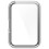 Θήκη PC + Προστατευτικό Οθόνης από Γυαλί για Samsung Galaxy Fit3 (SM-R390) - Ασημί 3