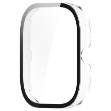 Obudowa PC z pełną osłoną i folią ochronną na ekran do Redmi Watch 4 Transparent