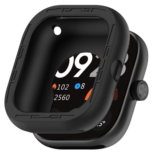 Μαύρη θήκη σιλικόνης για Redmi Watch 4 - Προστασία από γρατζουνιές και χτυπήματα