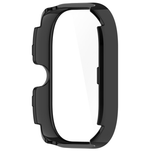 Θήκη προστασίας οθόνης από δέρμα για Redmi Watch 4 – Μαύρη 2