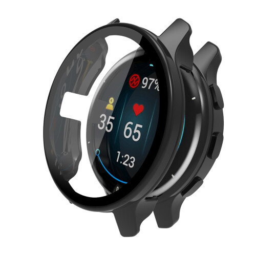 Θήκη Προστασίας Garmin Venu 2: PC + Γυαλί, Μαύρη, Anti-Scratch & Anti-Shock 1