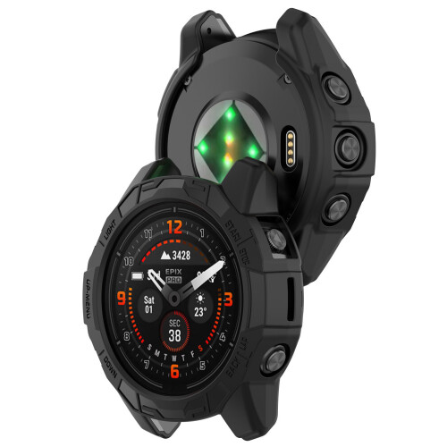 Μαύρη θήκη προστασίας TPU για Garmin Epix Pro 47mm / Fenix 7 Pro / Fenix 7 2