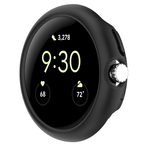 PC-Halbpack-Schutzhülle für Google Pixel Watch Black 2