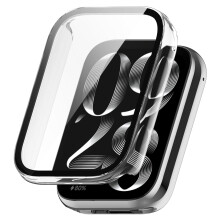 Xiaomi Mi Band 9 Pro Hülle mit Displayschutz aus gehärtetem Glas Transparent