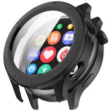Xiaomi Watch S4 Gehäuse mit integriertem Displayschutz - Schwarz