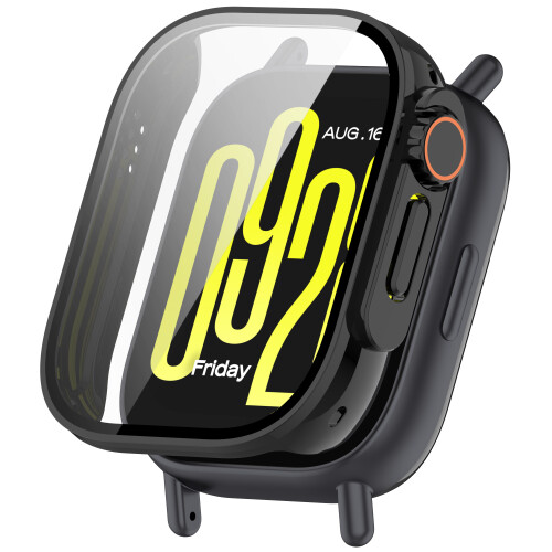 Θήκη Μετατροπής Redmi Watch 5 Active σε Ultra – Μαύρη Προστασία Οθόνης