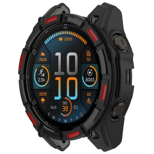 Θήκη Προστασίας Armorized για Garmin Enduro 3 - Μαύρο και Κόκκινο 1