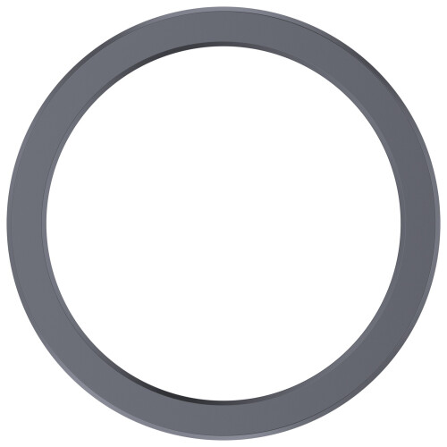 Compatível com CMF Watch Pro 2: Aro Metálico + Película de Vidro Grey