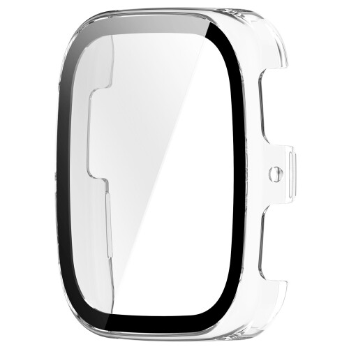 Amazfit Active 2 Square Schutzhülle: PC+Glas, 4.52x4cm, Komplettschutz Transparent