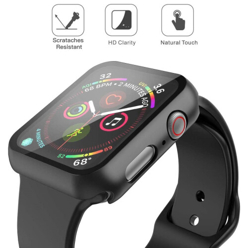 Θήκη PC + Tempered Glass για Apple Watch - 44/45mm - Προστασία οθόνης 2