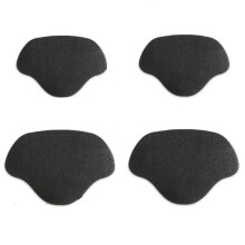 Aufkleber Reparaturflicken für Schuhfersen-Reparatur 4 Stück Black S