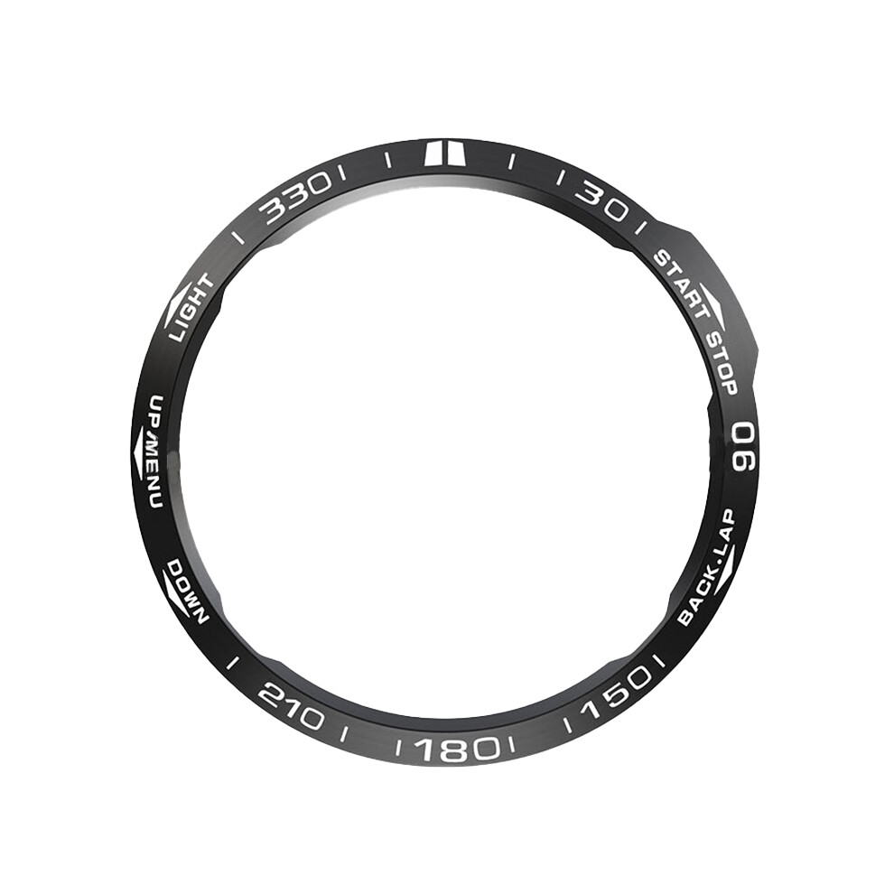 Stylish Bezel Insert For Garmin Fenix 6X Series Black 7314280973071